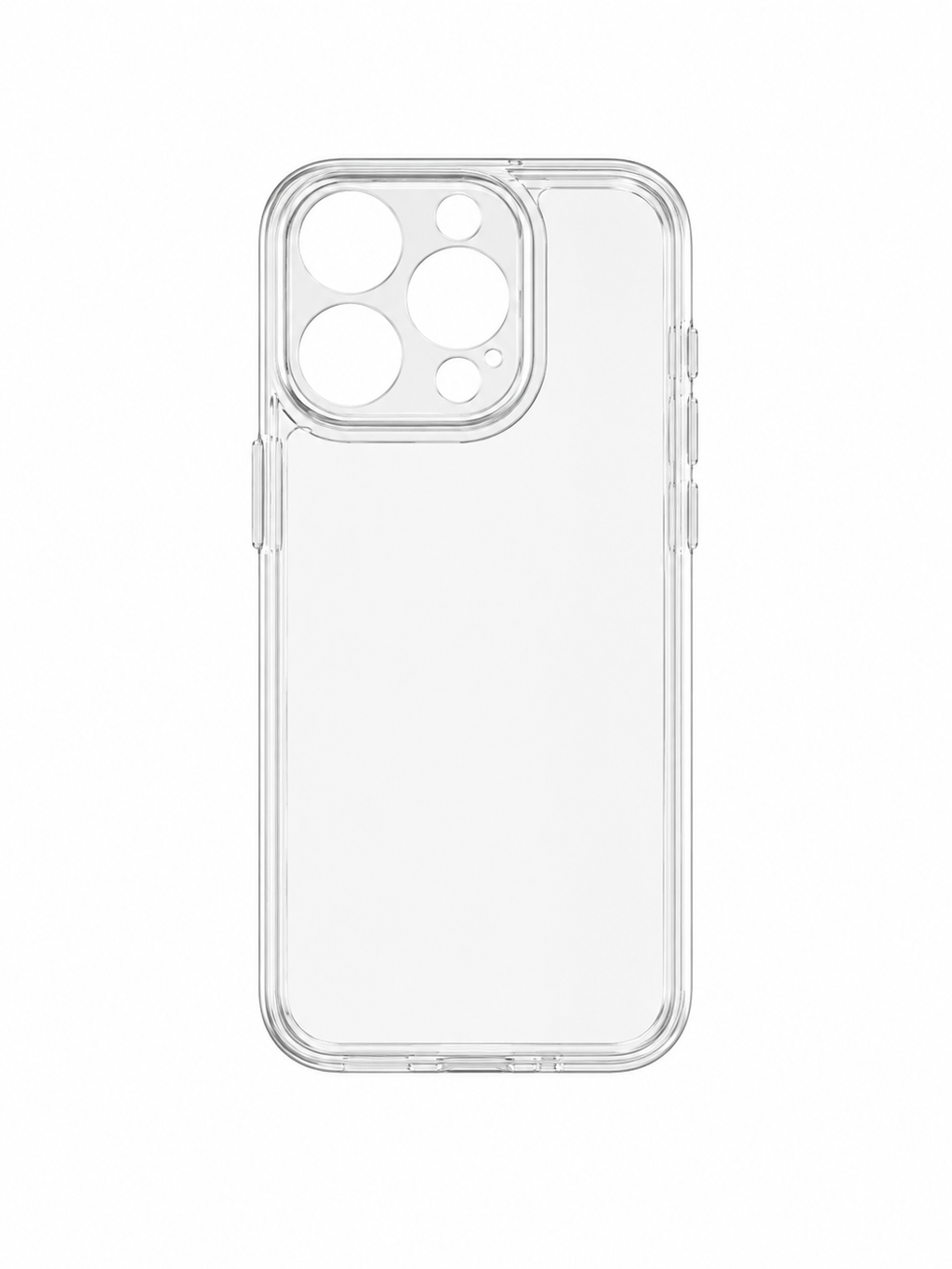 basic transparant case with camera protection