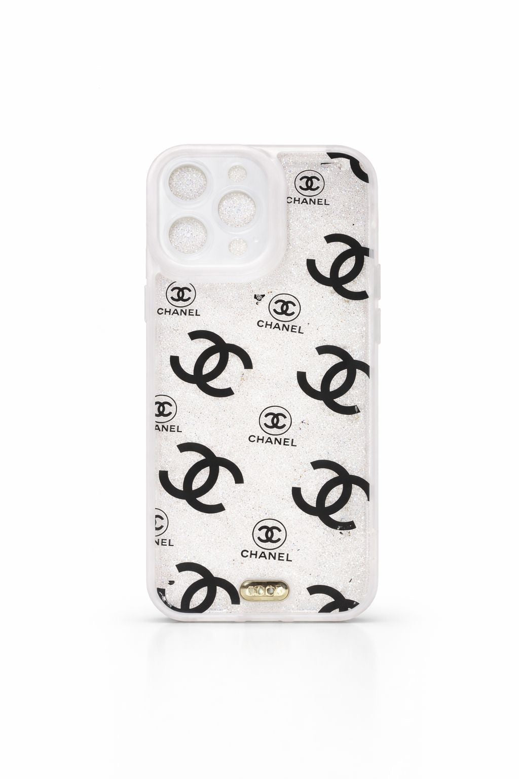 Luxury Case monogram transparent inspired by Chanel
