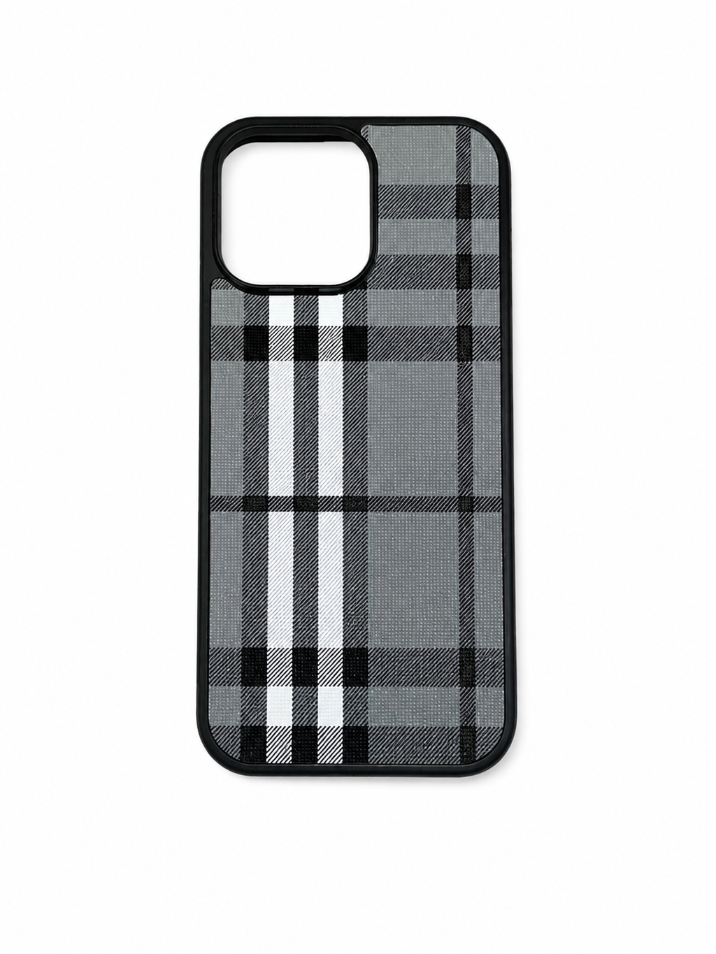 luxury case grey black and white print