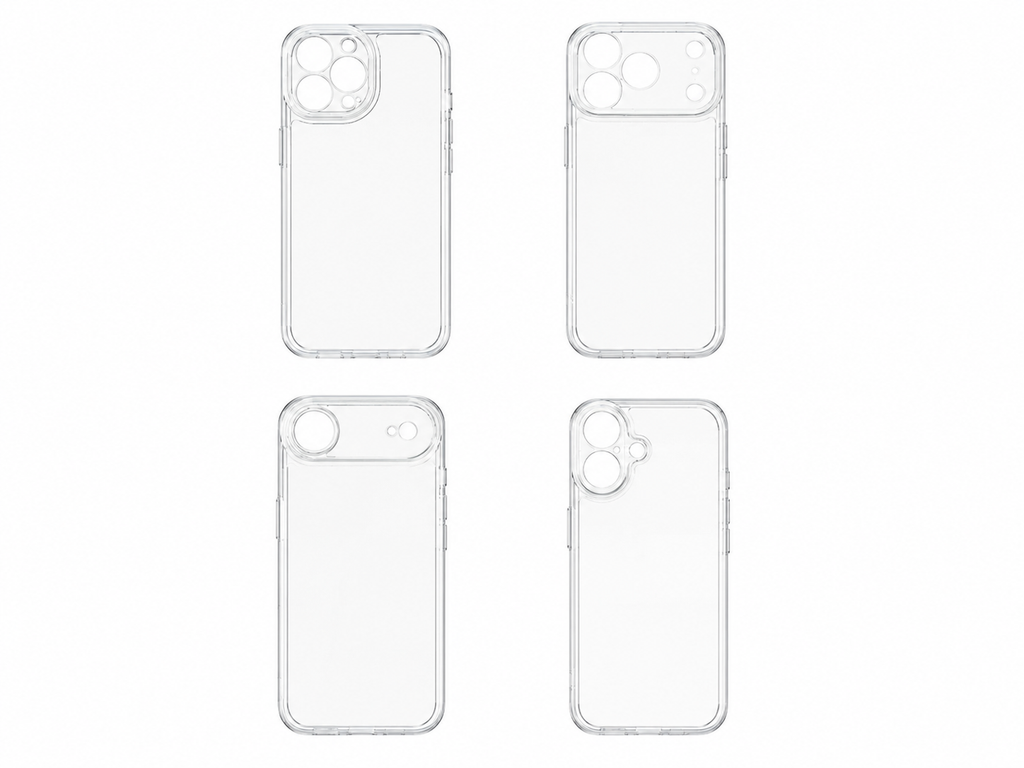basic transparant case with camera protection