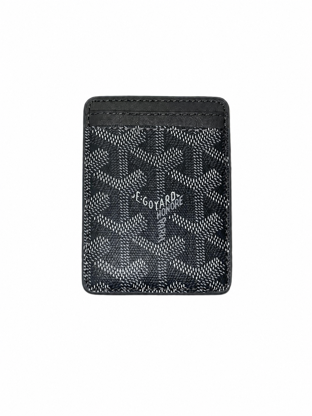 Porte-cartes MagSafe à motif monogramme.
