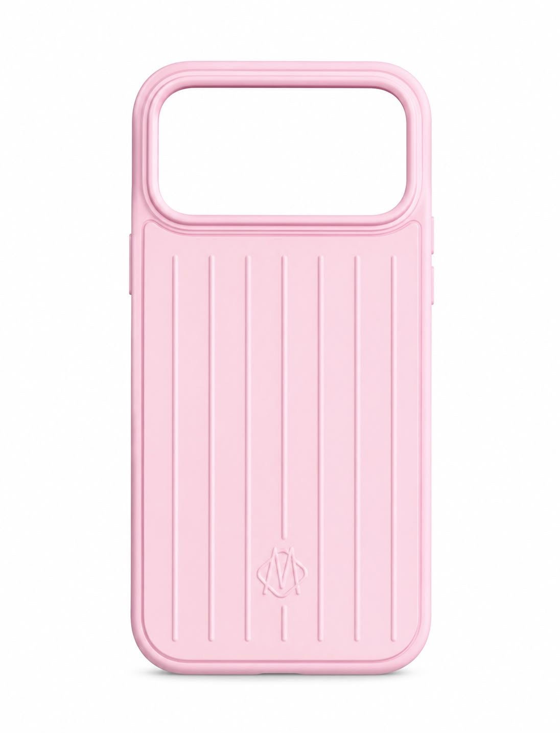 pink aluminium suitcase case