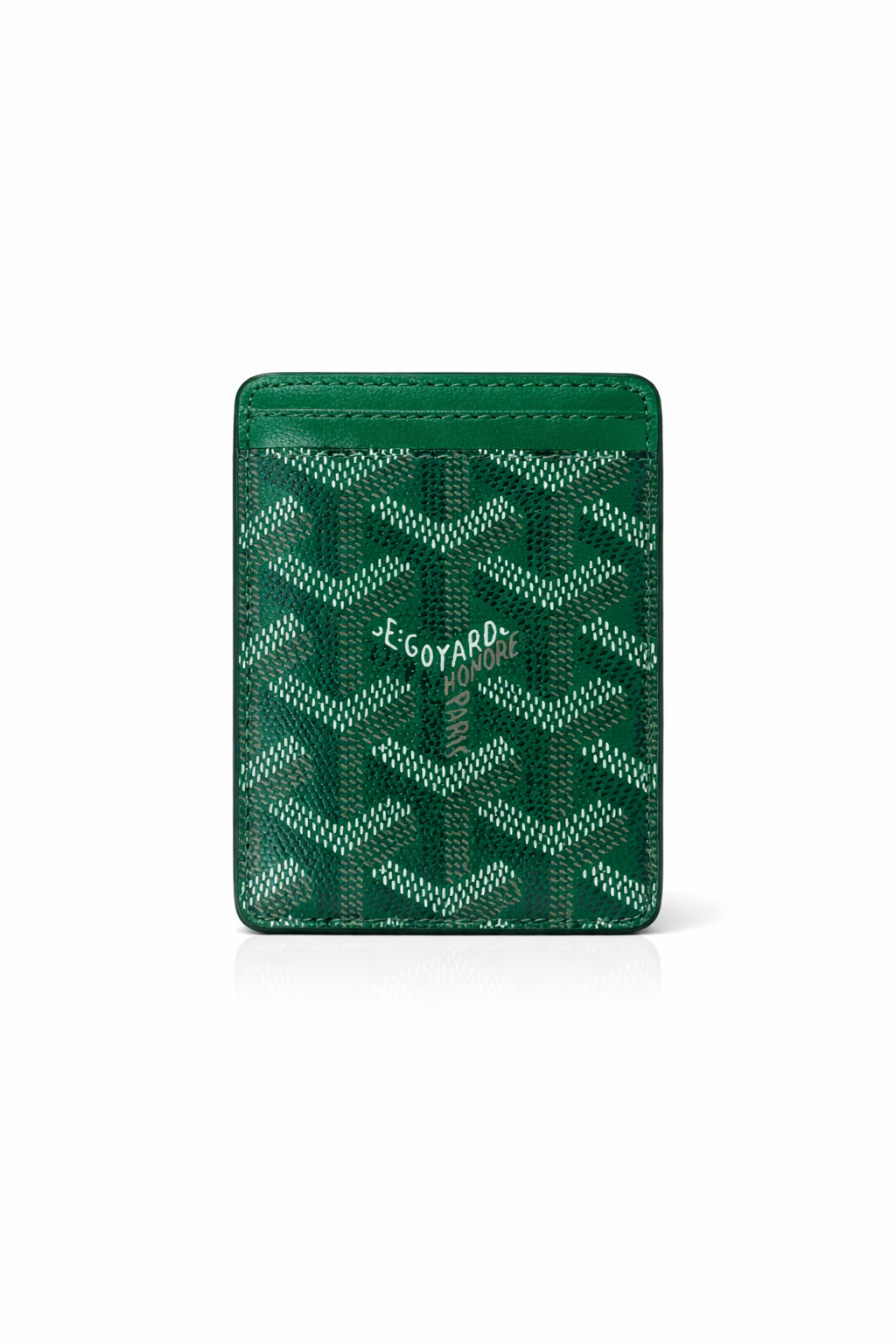 Porte-cartes MagSafe à motif monogramme.