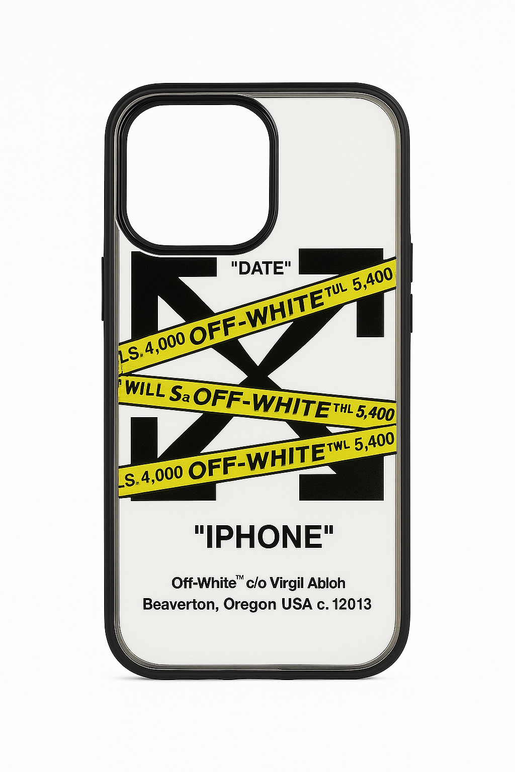 OFF W Transparante hoesje