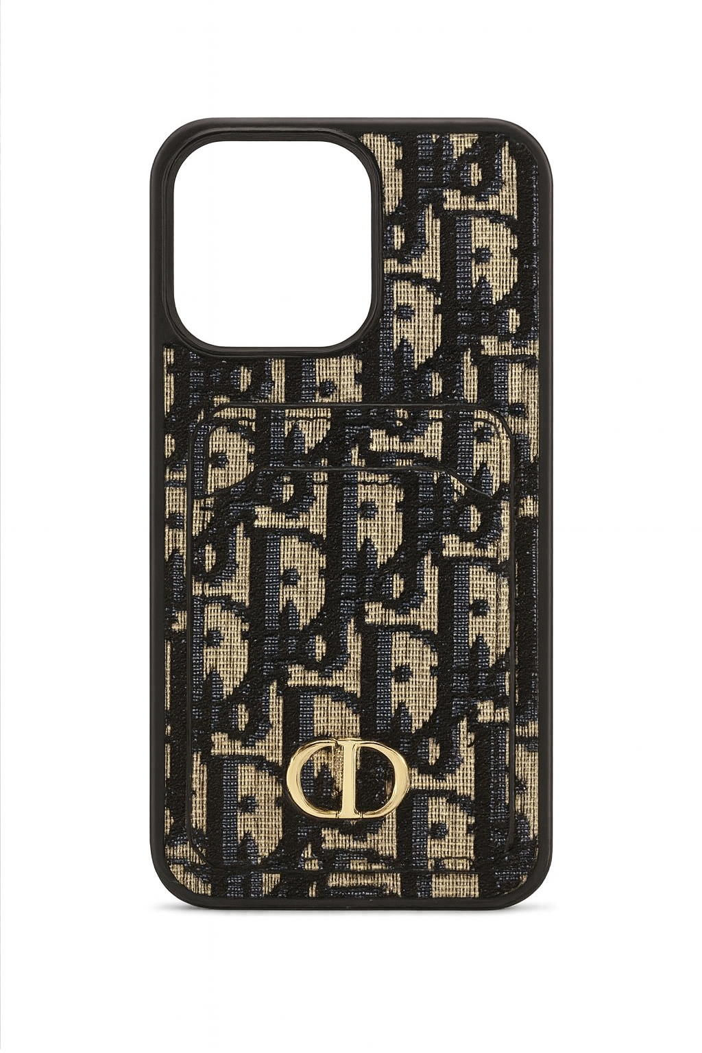 CD monogram embroided kaarthouder hoesje