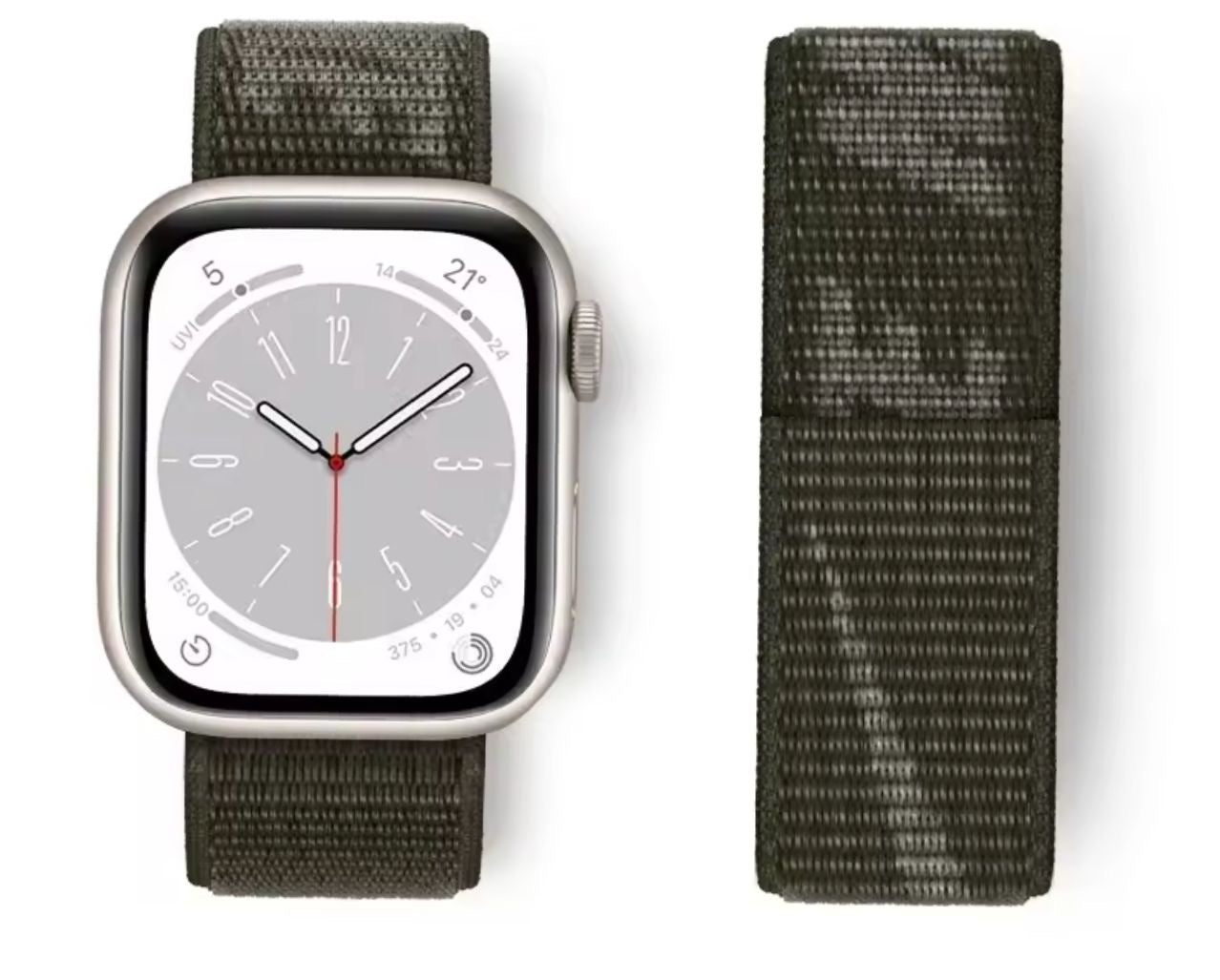 Apple watch bandje Nike kunststof