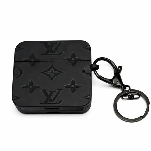 AirPods LV monogram mat zwart